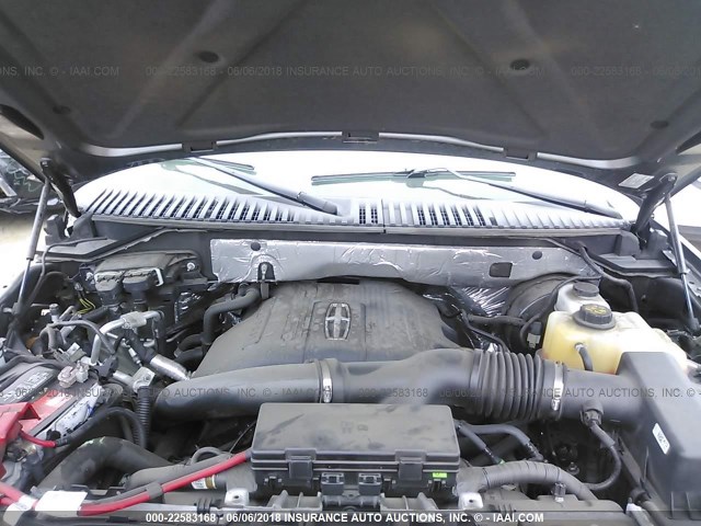 5LMJJ2HT9FEJ01747 - 2015 LINCOLN NAVIGATOR GRAY photo 10