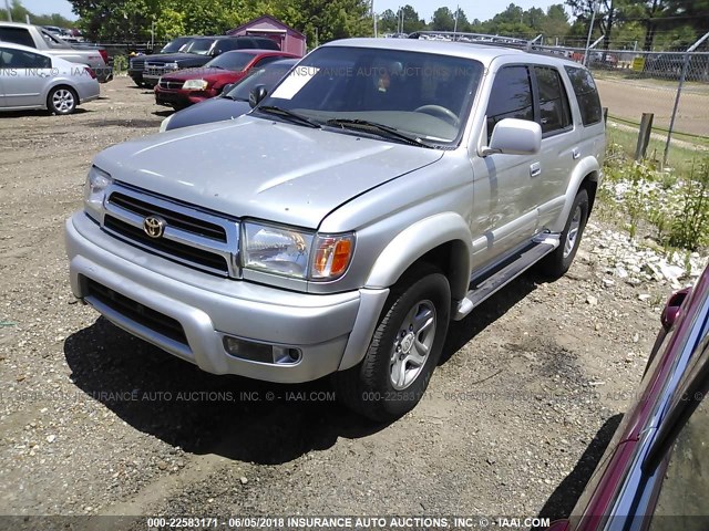 JT3GN87R9X0100986 - 1999 TOYOTA 4RUNNER LIMITED SILVER photo 2