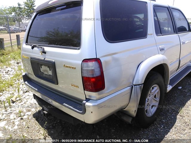 JT3GN87R9X0100986 - 1999 TOYOTA 4RUNNER LIMITED SILVER photo 6