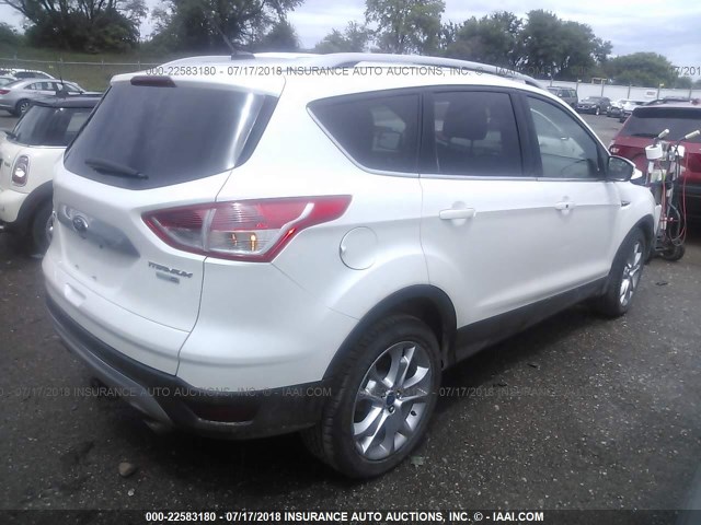 1FMCU9J9XFUB61990 - 2015 FORD ESCAPE TITANIUM WHITE photo 4