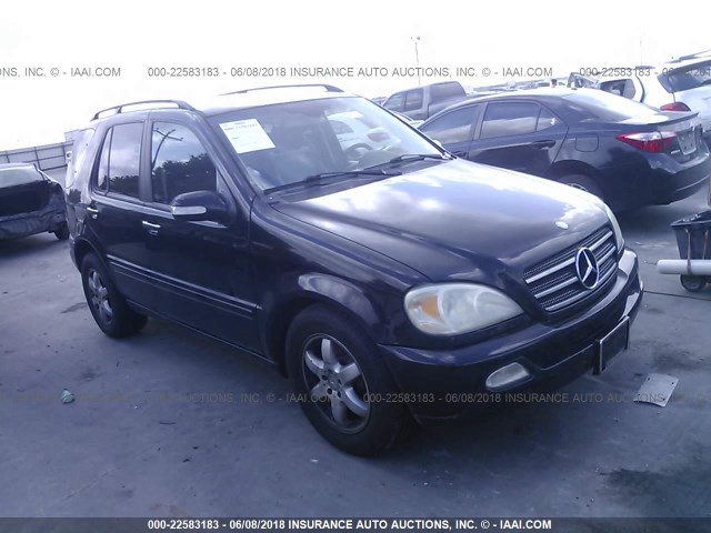 4JGAB75E93A418529 - 2003 MERCEDES-BENZ ML 500 BLACK photo 1