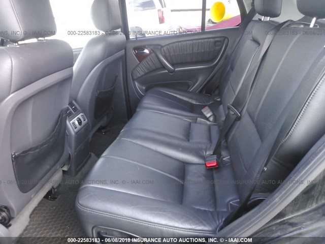 4JGAB75E93A418529 - 2003 MERCEDES-BENZ ML 500 BLACK photo 8