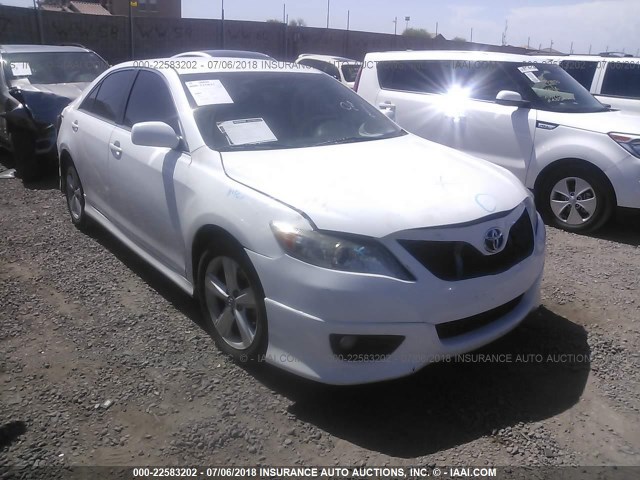 4T1BF3EK2AU554651 - 2010 TOYOTA CAMRY SE/LE/XLE WHITE photo 1