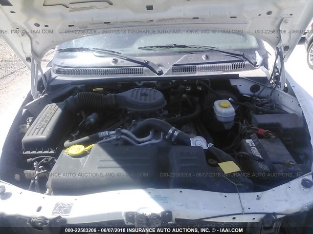 1B4HR28Z0YF215780 - 2000 DODGE DURANGO WHITE photo 10