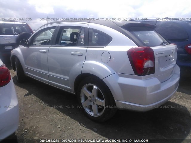 1B3HE78K58D771319 - 2008 DODGE CALIBER R/T SILVER photo 3