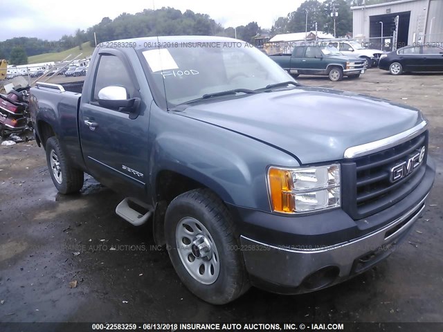 1GTPKTEX3AZ157888 - 2010 GMC SIERRA K1500 BLUE photo 1