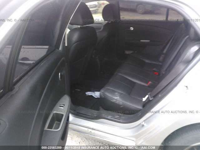1G1ZE5EB7AF117629 - 2010 CHEVROLET MALIBU LTZ 银色 照片 8
