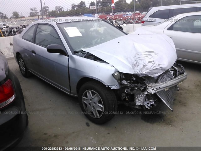 1HGEM22175L029899 - 2005 HONDA CIVIC DX VP SILVER photo 1