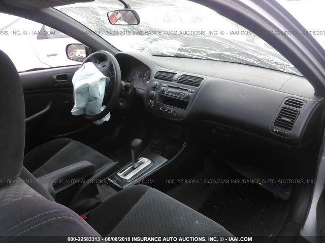 1HGEM22175L029899 - 2005 HONDA CIVIC DX VP SILVER photo 5