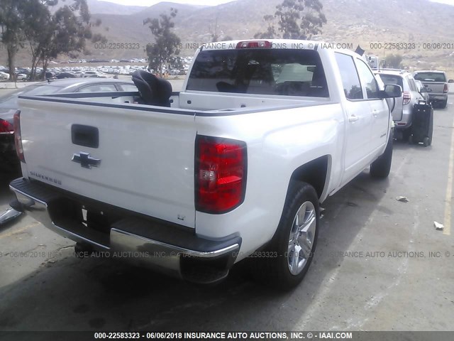 3GCPCREC0HG403240 - 2017 CHEVROLET SILVERADO C1500 LT WHITE photo 4