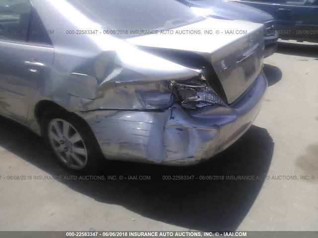 JTDBE32K920055222 - 2002 TOYOTA CAMRY LE/XLE/SE ვერცხლისფერი ფოტო 6