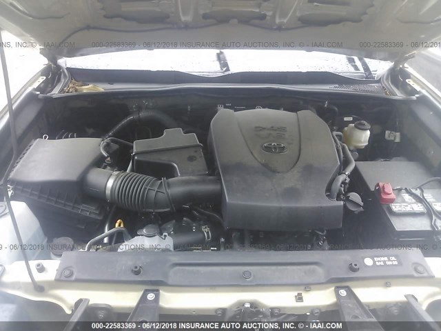 3TMCZ5AN9HM093782 - 2017 TOYOTA TACOMA DBL CAB/SR/TRDSPT/OR/PRO Қоңыр фото 10