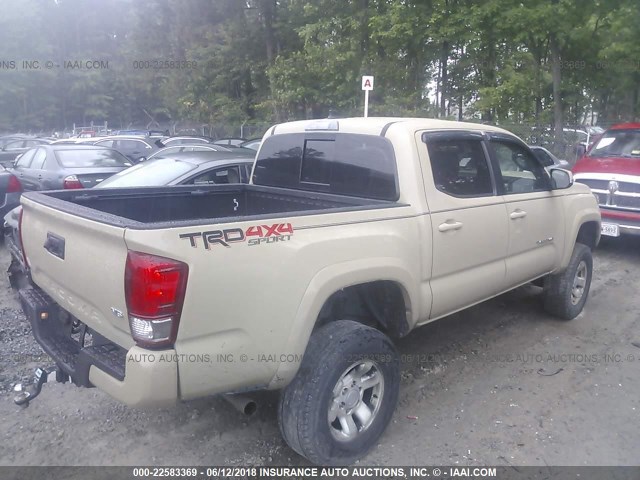 3TMCZ5AN9HM093782 - 2017 TOYOTA TACOMA DBL CAB/SR/TRDSPT/OR/PRO Қоңыр фото 4