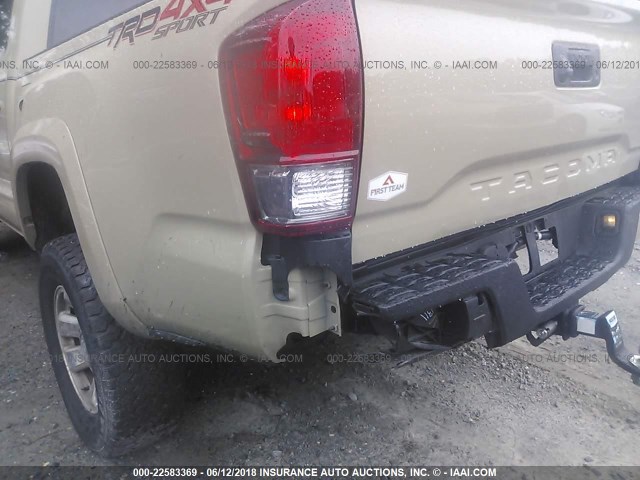 3TMCZ5AN9HM093782 - 2017 TOYOTA TACOMA DBL CAB/SR/TRDSPT/OR/PRO Қоңыр фото 6