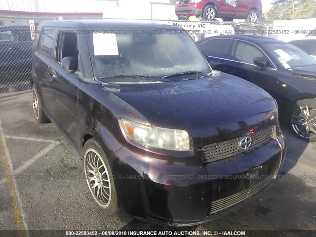 JTLKE50E481046590 - 2008 TOYOTA SCION XB მუქწითელი ფოტო 1