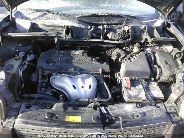 JTLKE50E481046590 - 2008 TOYOTA SCION XB მუქწითელი ფოტო 10