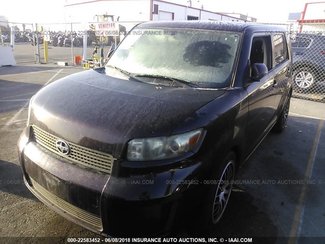 JTLKE50E481046590 - 2008 TOYOTA SCION XB მუქწითელი ფოტო 2