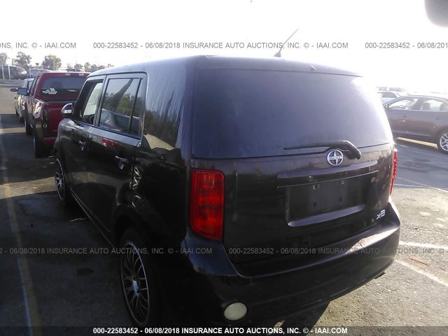 JTLKE50E481046590 - 2008 TOYOTA SCION XB მუქწითელი ფოტო 3