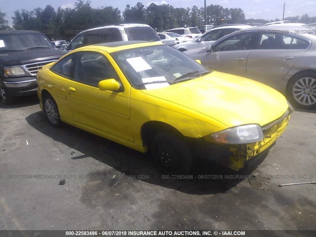 1G1JH12F347274674 - 2004 CHEVROLET CAVALIER LS SPORT YELLOW photo 1