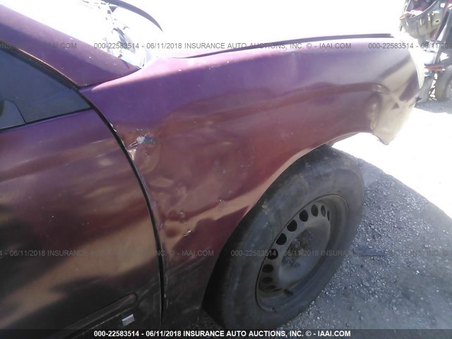 1G1ZS58F37F213368 - 2007 CHEVROLET MALIBU LS BURGUNDY photo 6