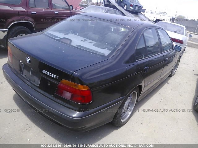 WBADM6347YGU17431 - 2000 BMW 528 I AUTOMATIC BLACK photo 4