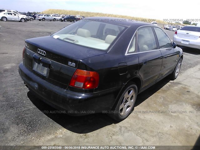 WAUEA88D5VA138754 - 1997 AUDI A4 2.8 QUATTRO BLACK photo 4