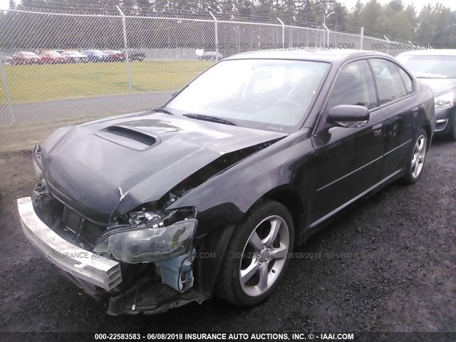 4S3BL676064204988 - 2006 SUBARU LEGACY GT LIMITED BLACK photo 2