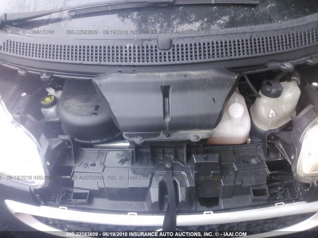 WMEEJ3BAXFK801222 - 2015 SMART FORTWO PURE/PASSION BLACK photo 10