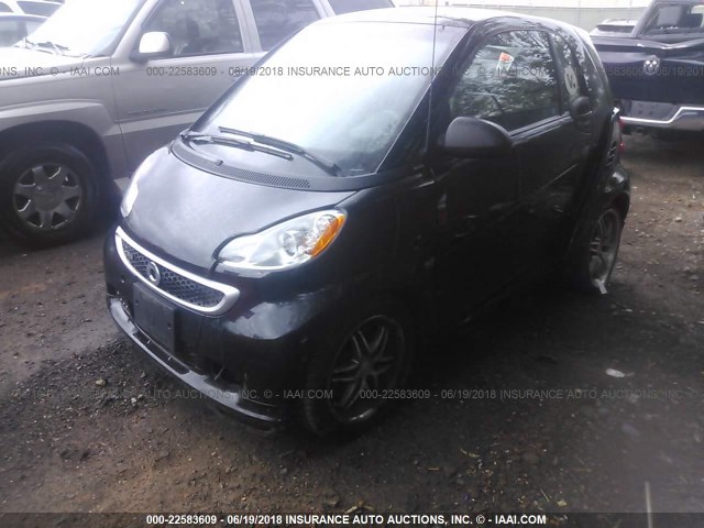 WMEEJ3BAXFK801222 - 2015 SMART FORTWO PURE/PASSION BLACK photo 2