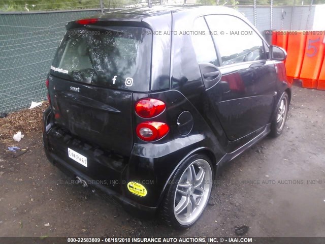 WMEEJ3BAXFK801222 - 2015 SMART FORTWO PURE/PASSION BLACK photo 4