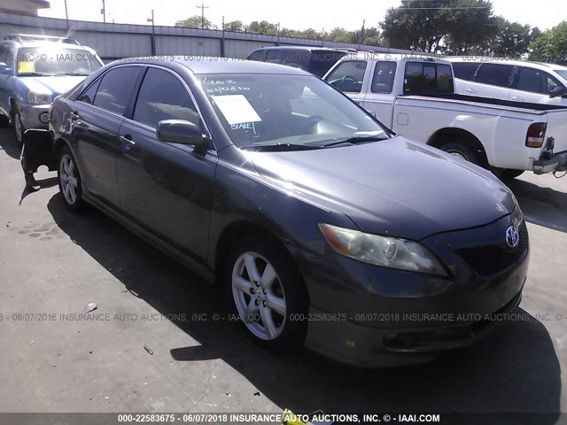 4T1BE46K38U244252 - 2008 TOYOTA CAMRY CE/LE/XLE/SE GRAY photo 1