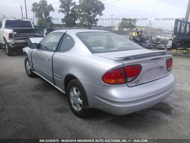 1G3NL12F63C214983 - 2003 OLDSMOBILE ALERO GL SILVER photo 3