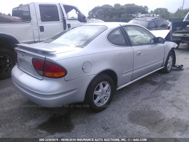 1G3NL12F63C214983 - 2003 OLDSMOBILE ALERO GL SILVER photo 4