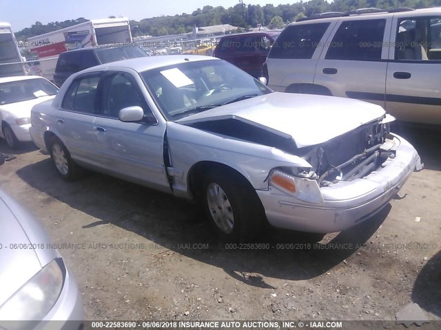 2FAFP74W23X149132 - 2003 FORD CROWN VICTORIA LX SILVER photo 1