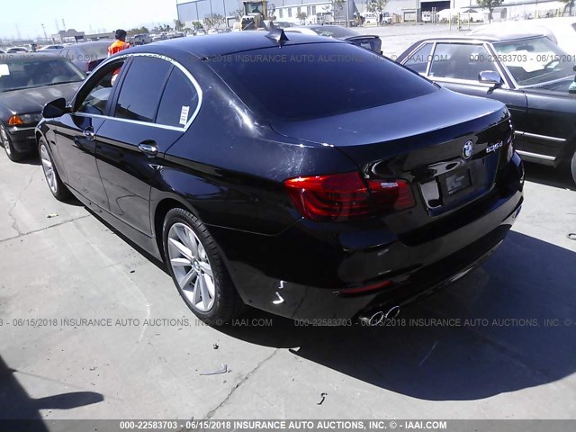 WBAXA5C59ED691185 - 2014 BMW 535 D BLACK photo 3