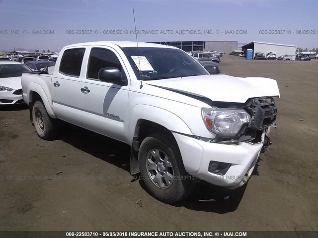 5TFJU4GN6FX076064 - 2015 TOYOTA TACOMA DOUBLE CAB PRERUNNER WHITE photo 1