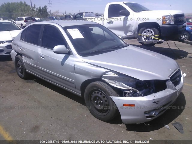 KMHDN46D76U365387 - 2006 HYUNDAI ELANTRA GLS/GT/LIMITED SILVER photo 6