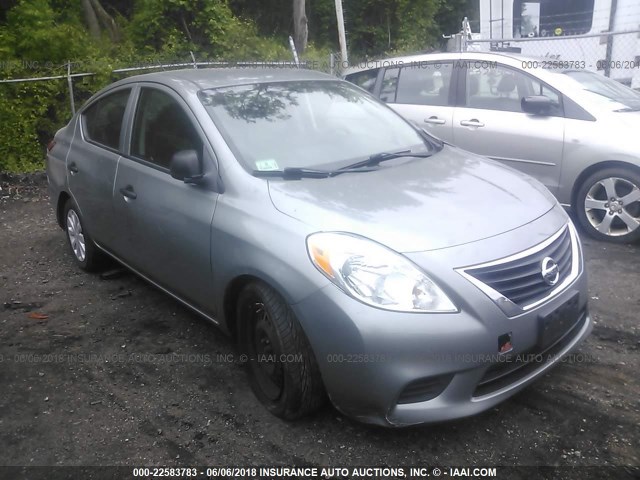 3N1CN7AP9CL826178 - 2012 NISSAN VERSA S/SV/SL SILVER photo 1