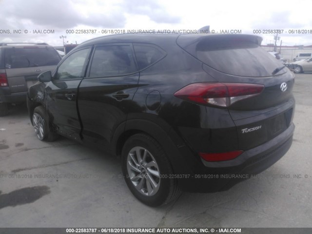 KM8J33A48JU657259 - 2018 HYUNDAI TUCSON LIMITED/SPORT AND ECO/SE BLACK photo 3