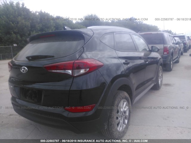 KM8J33A48JU657259 - 2018 HYUNDAI TUCSON LIMITED/SPORT AND ECO/SE BLACK photo 4