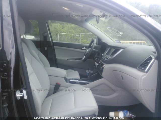 KM8J33A48JU657259 - 2018 HYUNDAI TUCSON LIMITED/SPORT AND ECO/SE BLACK photo 5