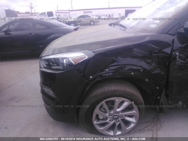 KM8J33A48JU657259 - 2018 HYUNDAI TUCSON LIMITED/SPORT AND ECO/SE BLACK photo 6