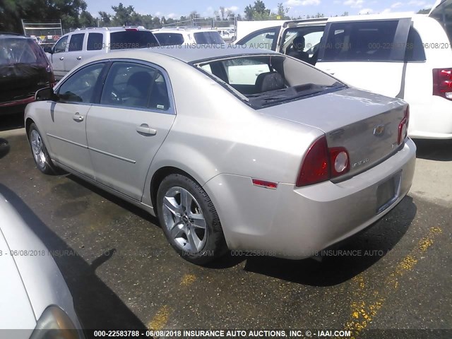 1G1ZC5E05AF203266 - 2010 CHEVROLET MALIBU 1LT TAN photo 3