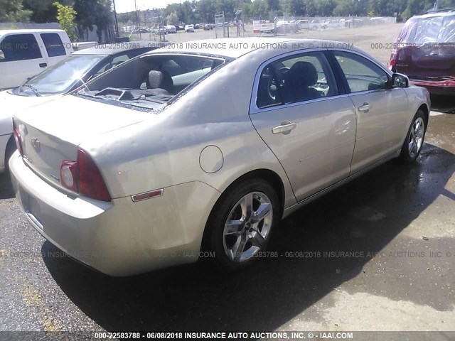 1G1ZC5E05AF203266 - 2010 CHEVROLET MALIBU 1LT TAN photo 4