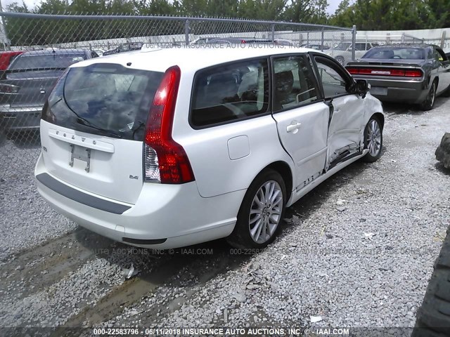 YV1MW382X92486884 - 2009 VOLVO V50 2.4I WHITE photo 4