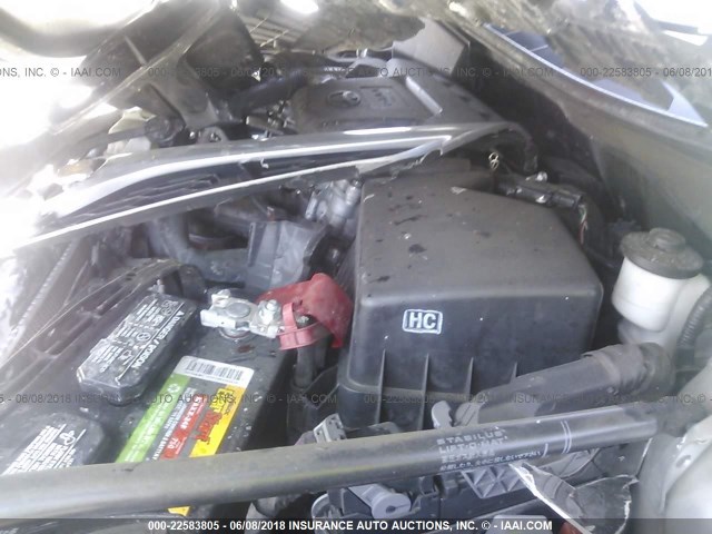 4T1BF1FK7CU505600 - 2012 TOYOTA CAMRY SE/LE/XLE SILVER photo 10