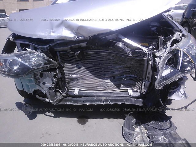4T1BF1FK7CU505600 - 2012 TOYOTA CAMRY SE/LE/XLE SILVER photo 6