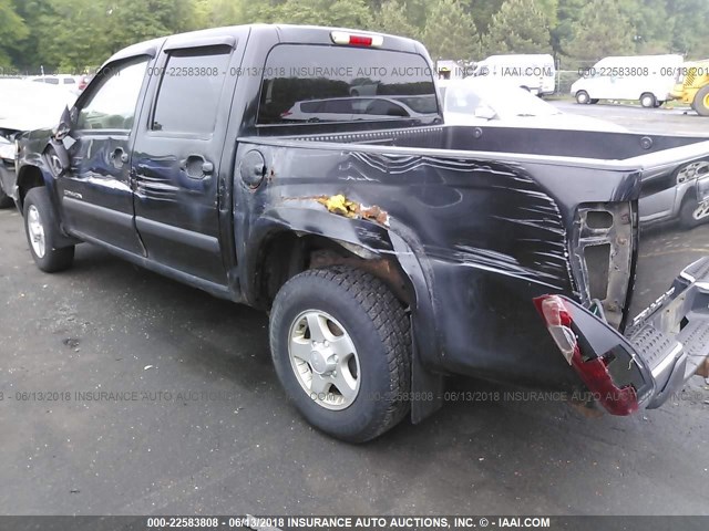 1GTDT136758274139 - 2005 GMC CANYON BLACK photo 6