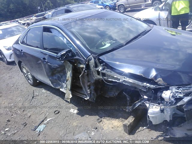 4T1BF1FKXHU412691 - 2017 TOYOTA CAMRY LE/XLE/SE/XSE BLACK photo 6