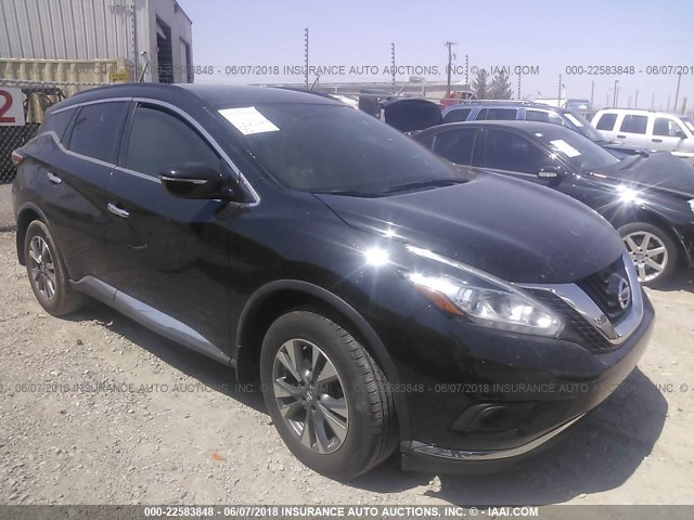 5N1AZ2MG4FN245792 - 2015 NISSAN MURANO S/SL/SV/PLATINUM BLACK photo 1